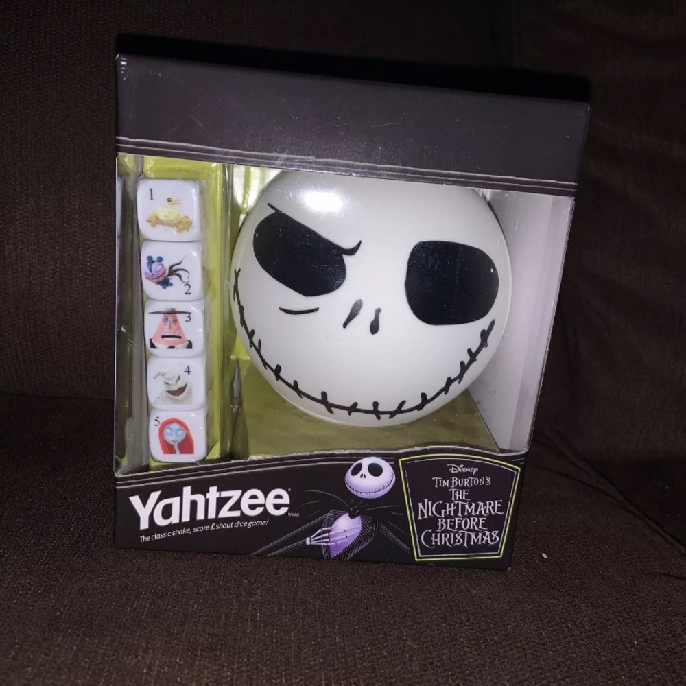 Disney Yahtzee Nightmare Before Christmas Game